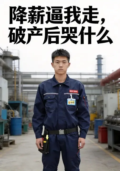 降薪逼我走，破产后哭什么海报